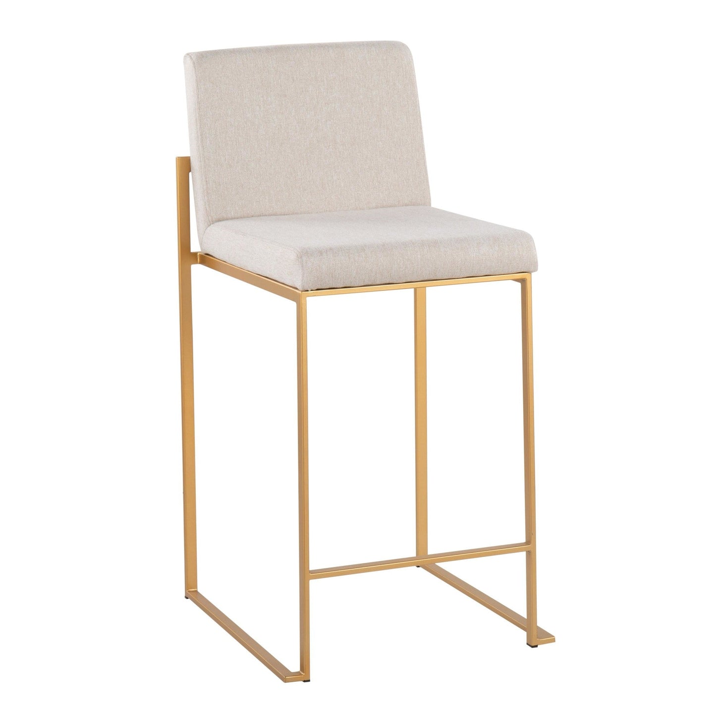 Majestic Office Furniture High Back 26" Fixed-Height Counter Stool - Set of 2