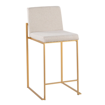 Majestic Office Furniture High Back 26" Fixed-Height Counter Stool - Set of 2