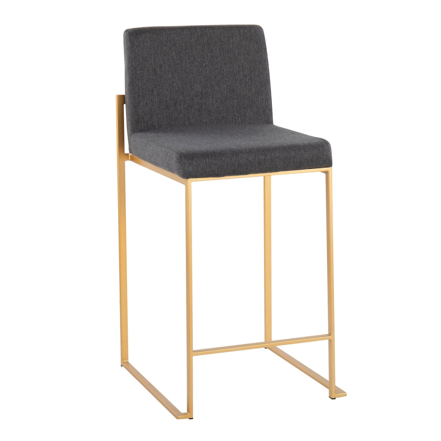 Majestic Office Furniture High Back 26" Fixed-Height Counter Stool - Set of 2