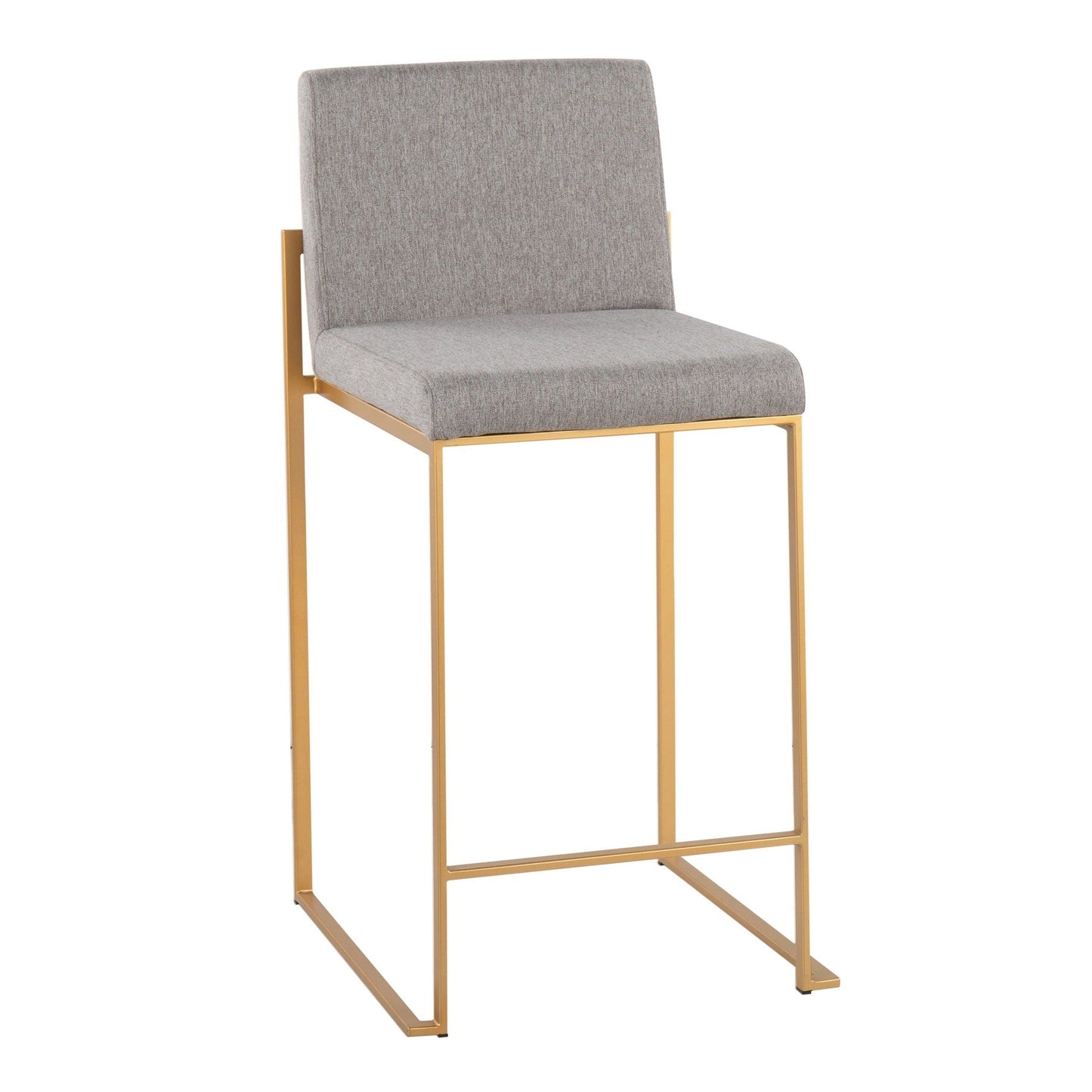 Majestic Office Furniture High Back 26" Fixed-Height Counter Stool - Set of 2
