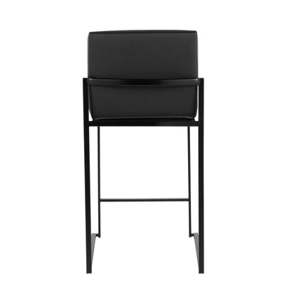 Majestic Office Furniture High Back 26" Fixed-Height Counter Stool - Set of 2