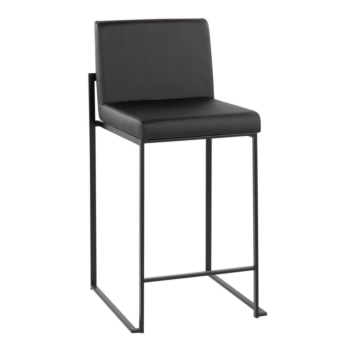 Majestic Office Furniture High Back 26" Fixed-Height Counter Stool - Set of 2