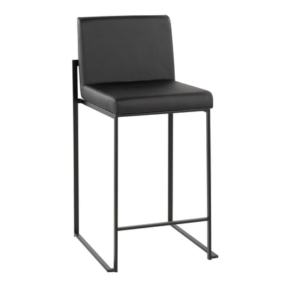 Majestic Office Furniture High Back 26" Fixed-Height Counter Stool - Set of 2