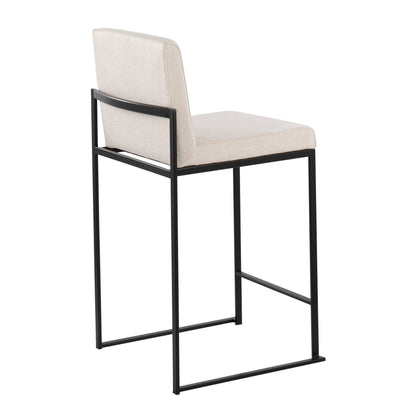 Majestic Office Furniture High Back 26" Fixed-Height Counter Stool - Set of 2
