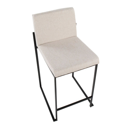 Majestic Office Furniture High Back 26" Fixed-Height Counter Stool - Set of 2