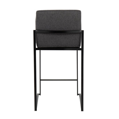 Majestic Office Furniture High Back 26" Fixed-Height Counter Stool - Set of 2