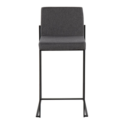 Majestic Office Furniture High Back 26" Fixed-Height Counter Stool - Set of 2