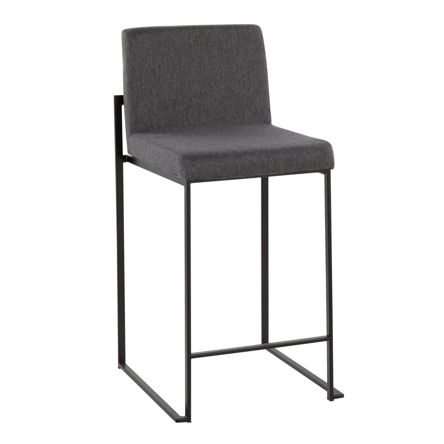 Majestic Office Furniture High Back 26" Fixed-Height Counter Stool - Set of 2