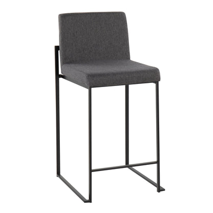 Majestic Office Furniture High Back 26" Fixed-Height Counter Stool - Set of 2