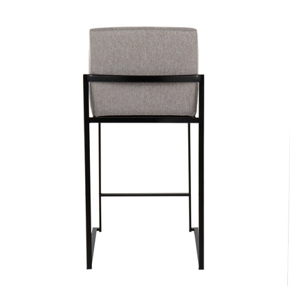 Majestic Office Furniture High Back 26" Fixed-Height Counter Stool - Set of 2
