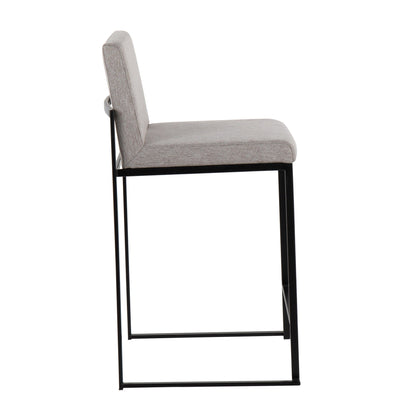 Majestic Office Furniture High Back 26" Fixed-Height Counter Stool - Set of 2