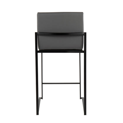 Majestic Office Furniture High Back 26" Fixed-Height Counter Stool - Set of 2