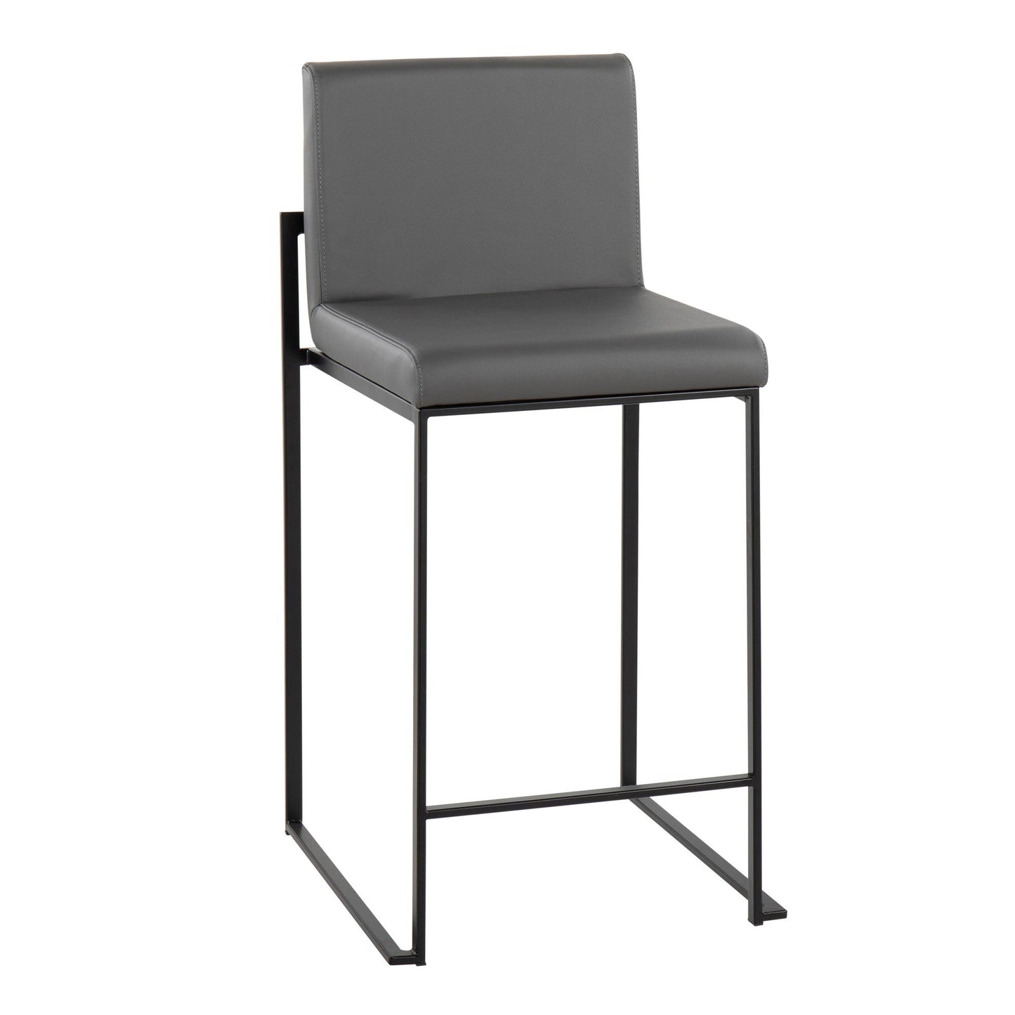 Majestic Office Furniture High Back 26" Fixed-Height Counter Stool - Set of 2