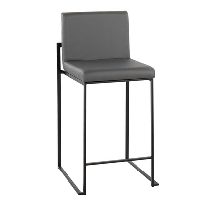 Majestic Office Furniture High Back 26" Fixed-Height Counter Stool - Set of 2