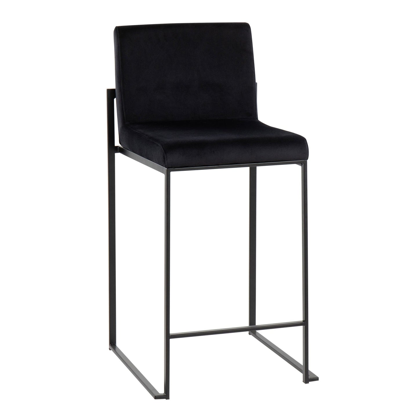 Majestic Office Furniture High Back 26" Fixed-Height Counter Stool - Set of 2