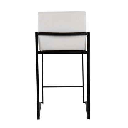 Majestic Office Furniture High Back 26" Fixed-Height Counter Stool - Set of 2