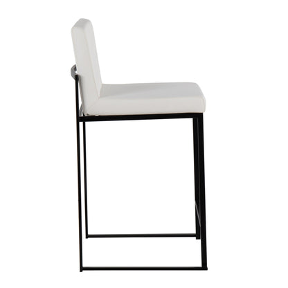 Majestic Office Furniture High Back 26" Fixed-Height Counter Stool - Set of 2