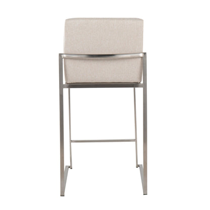 Majestic Office Furniture High Back 26" Fixed-Height Counter Stool - Set of 2