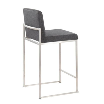 Majestic Office Furniture High Back 26" Fixed-Height Counter Stool - Set of 2