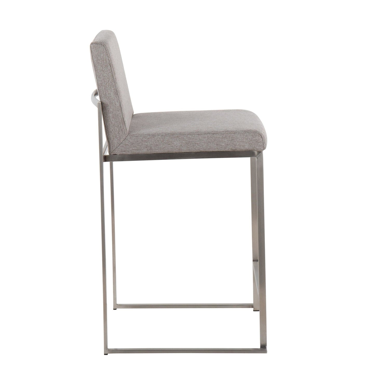 Majestic Office Furniture High Back 26" Fixed-Height Counter Stool - Set of 2