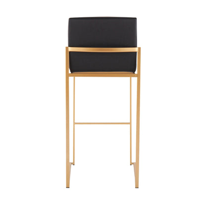 Majestic Office Furniture High Back 30" Fixed-Height Barstool - Set of 2
