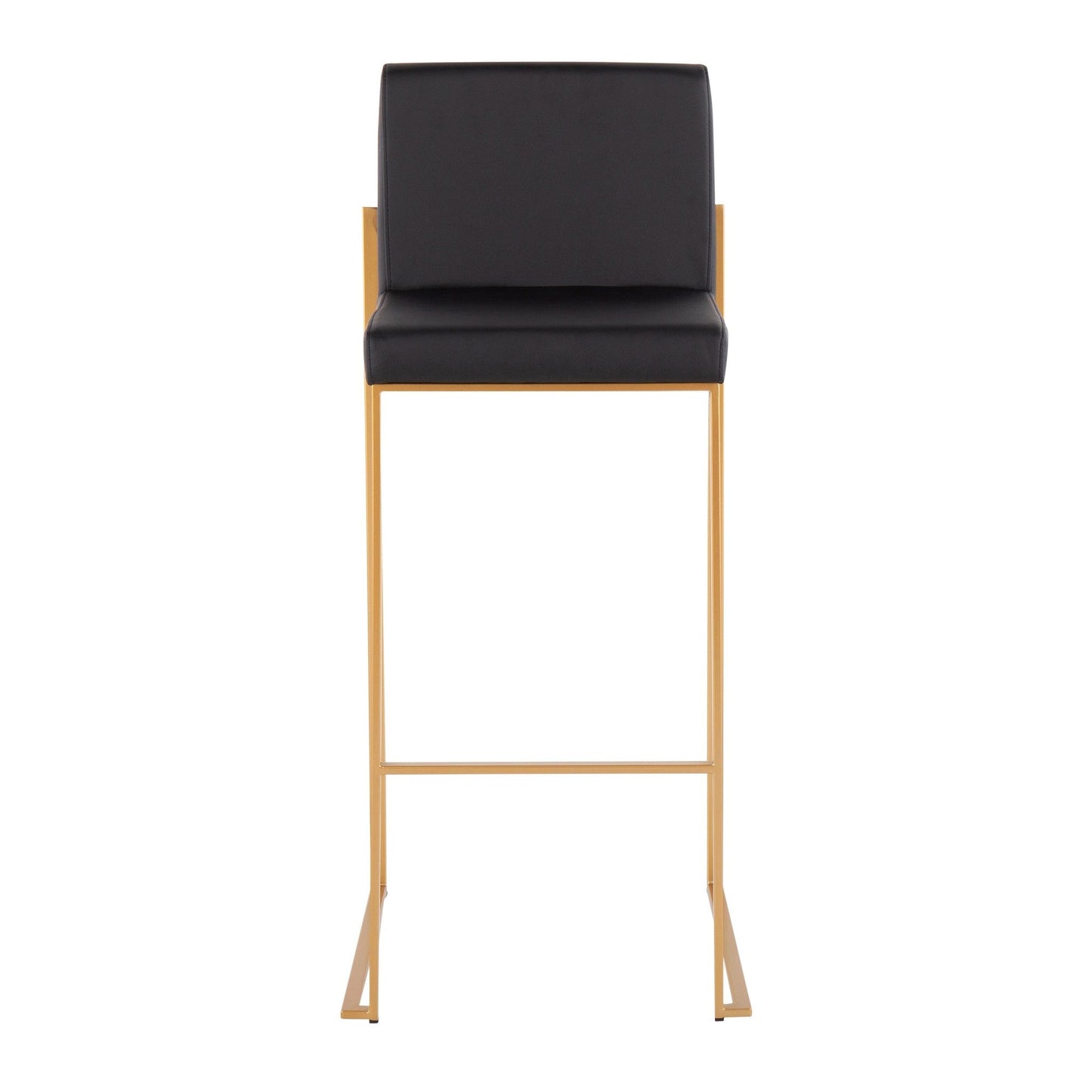Majestic Office Furniture High Back 30" Fixed-Height Barstool - Set of 2