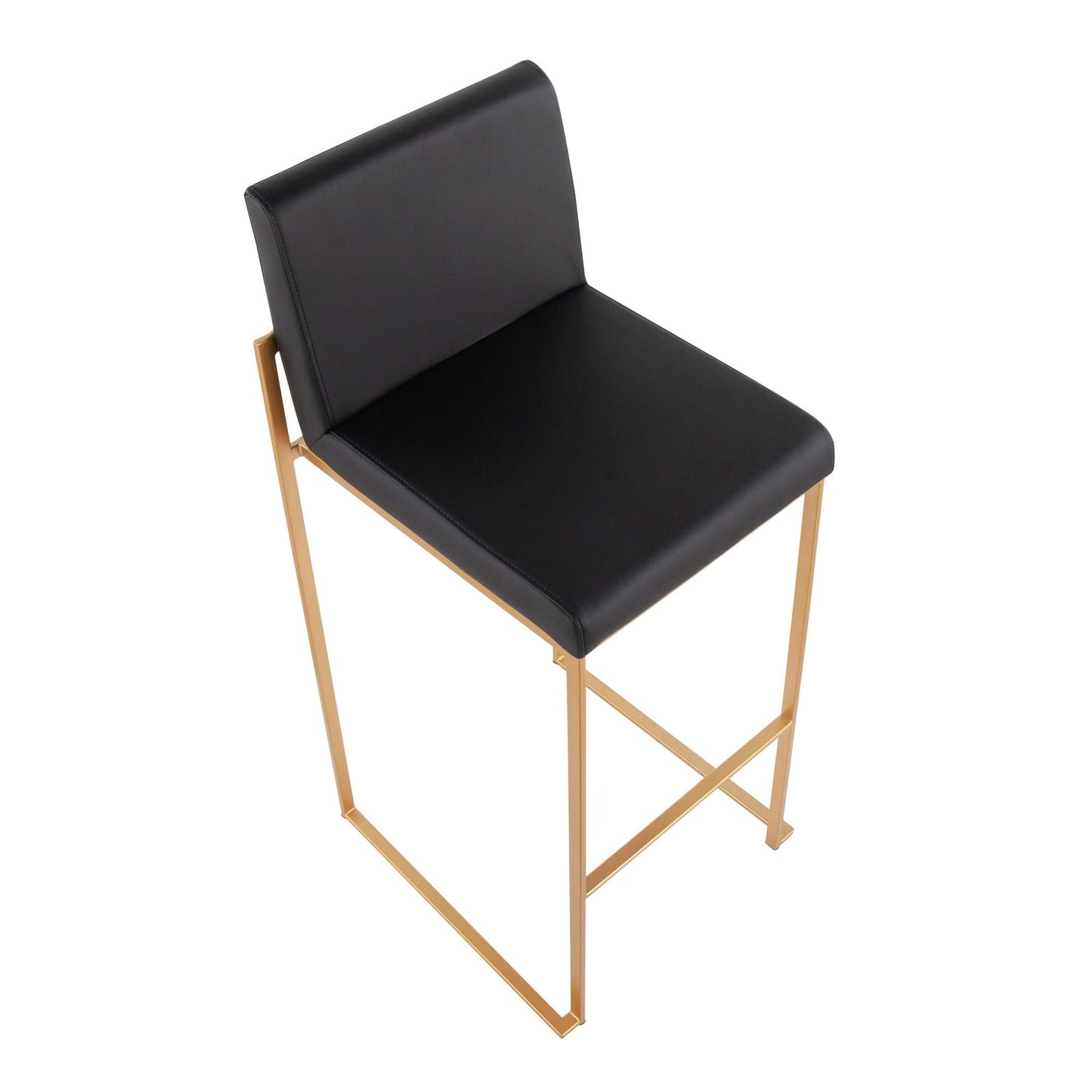 Majestic Office Furniture High Back 30" Fixed-Height Barstool - Set of 2
