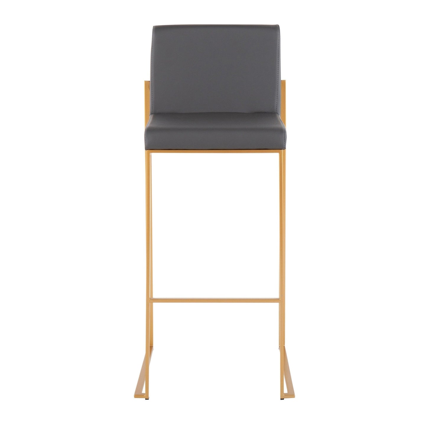 Majestic Office Furniture High Back 30" Fixed-Height Barstool - Set of 2