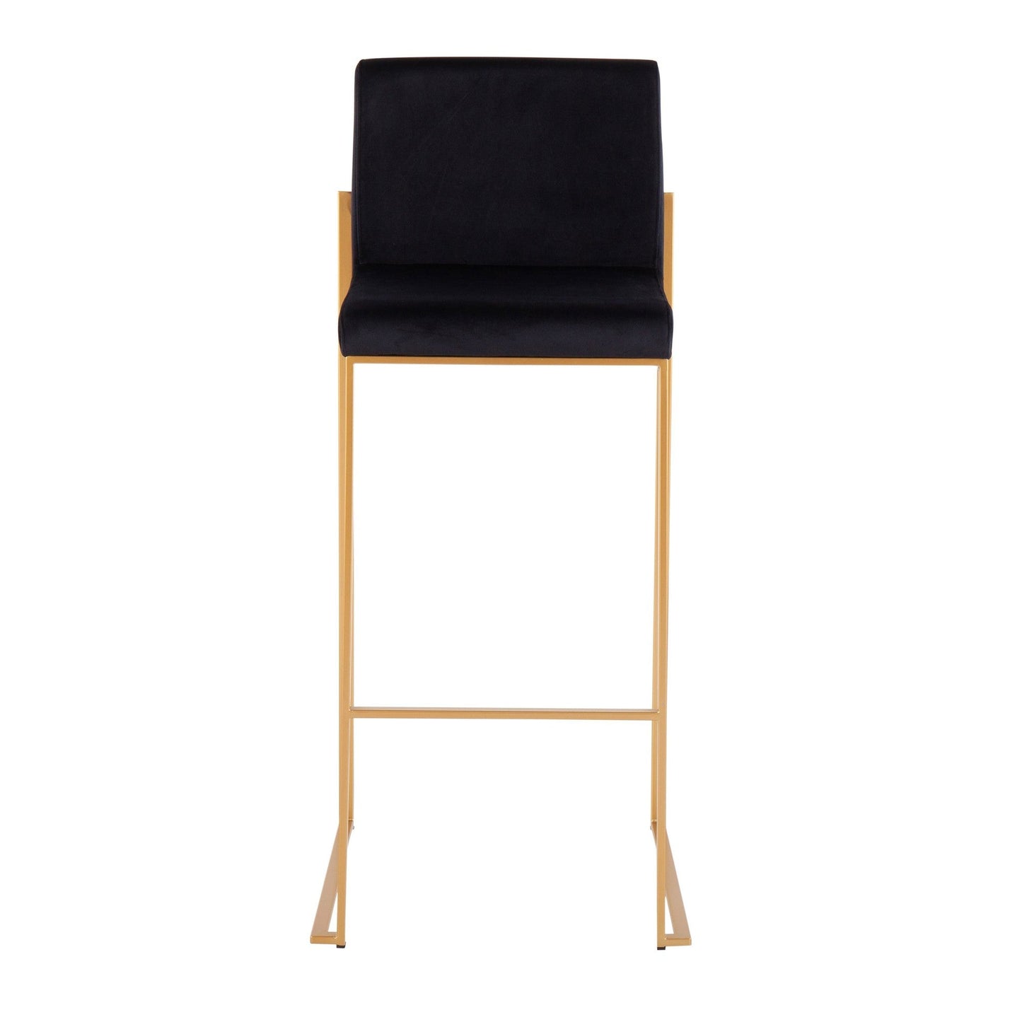 Majestic Office Furniture High Back 30" Fixed-Height Barstool - Set of 2