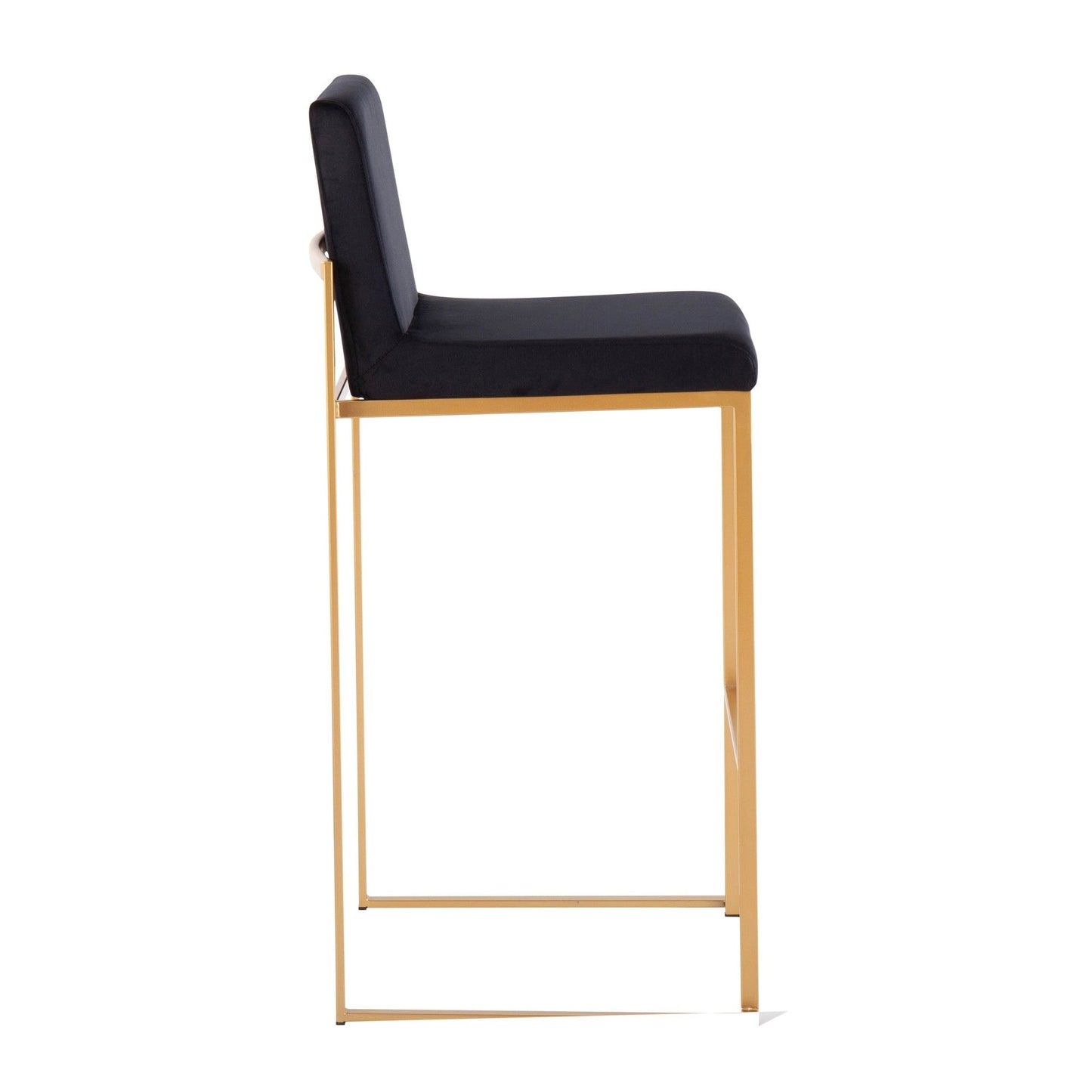 Majestic Office Furniture High Back 30" Fixed-Height Barstool - Set of 2
