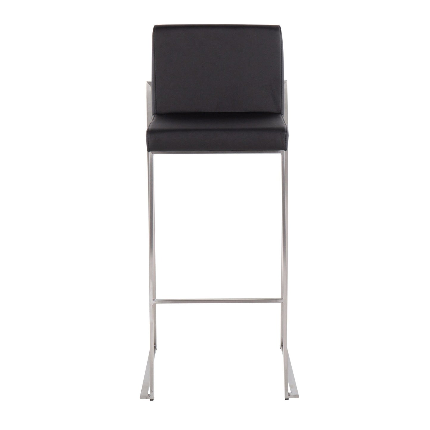 Majestic Office Furniture High Back 30" Fixed-Height Barstool - Set of 2