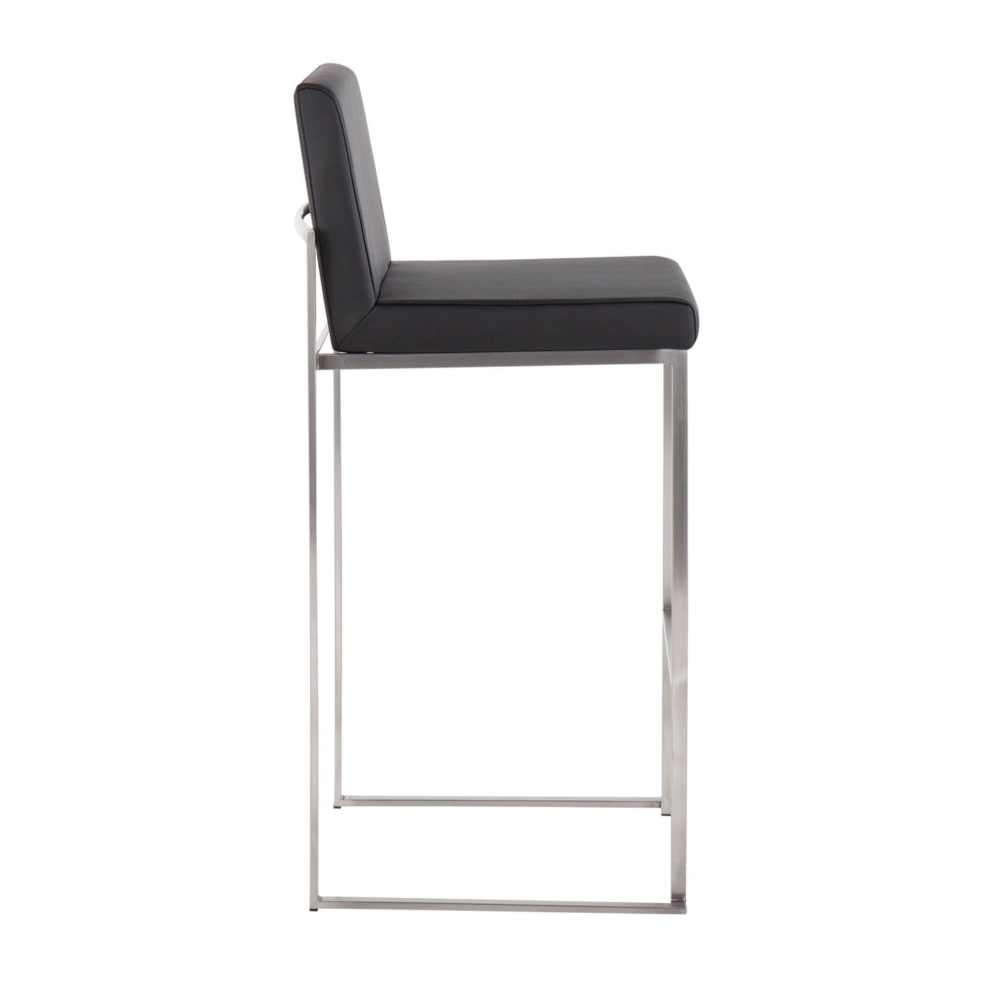Majestic Office Furniture High Back 30" Fixed-Height Barstool - Set of 2
