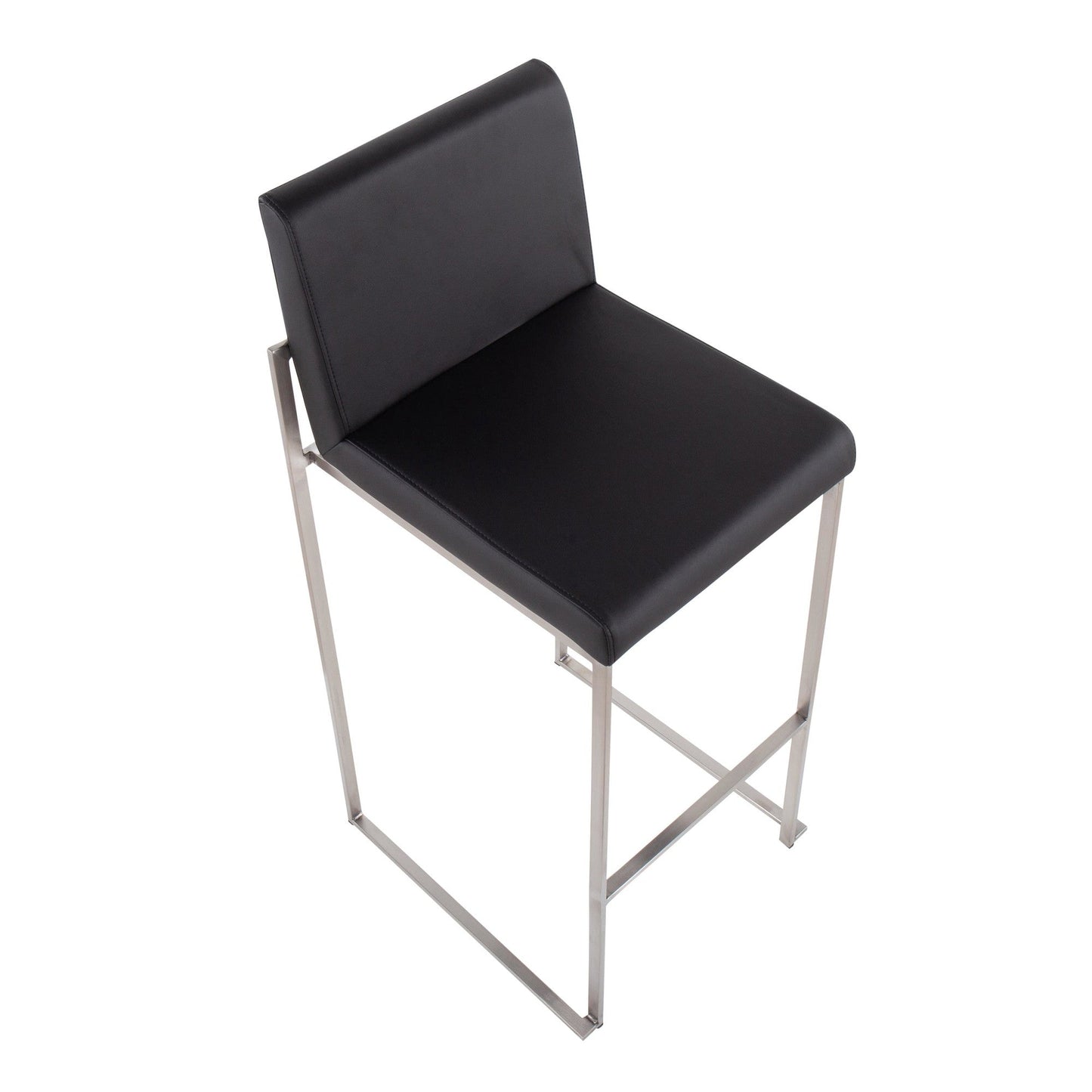 Majestic Office Furniture High Back 30" Fixed-Height Barstool - Set of 2