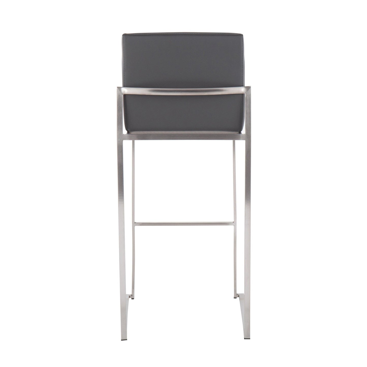 Majestic Office Furniture High Back 30" Fixed-Height Barstool - Set of 2