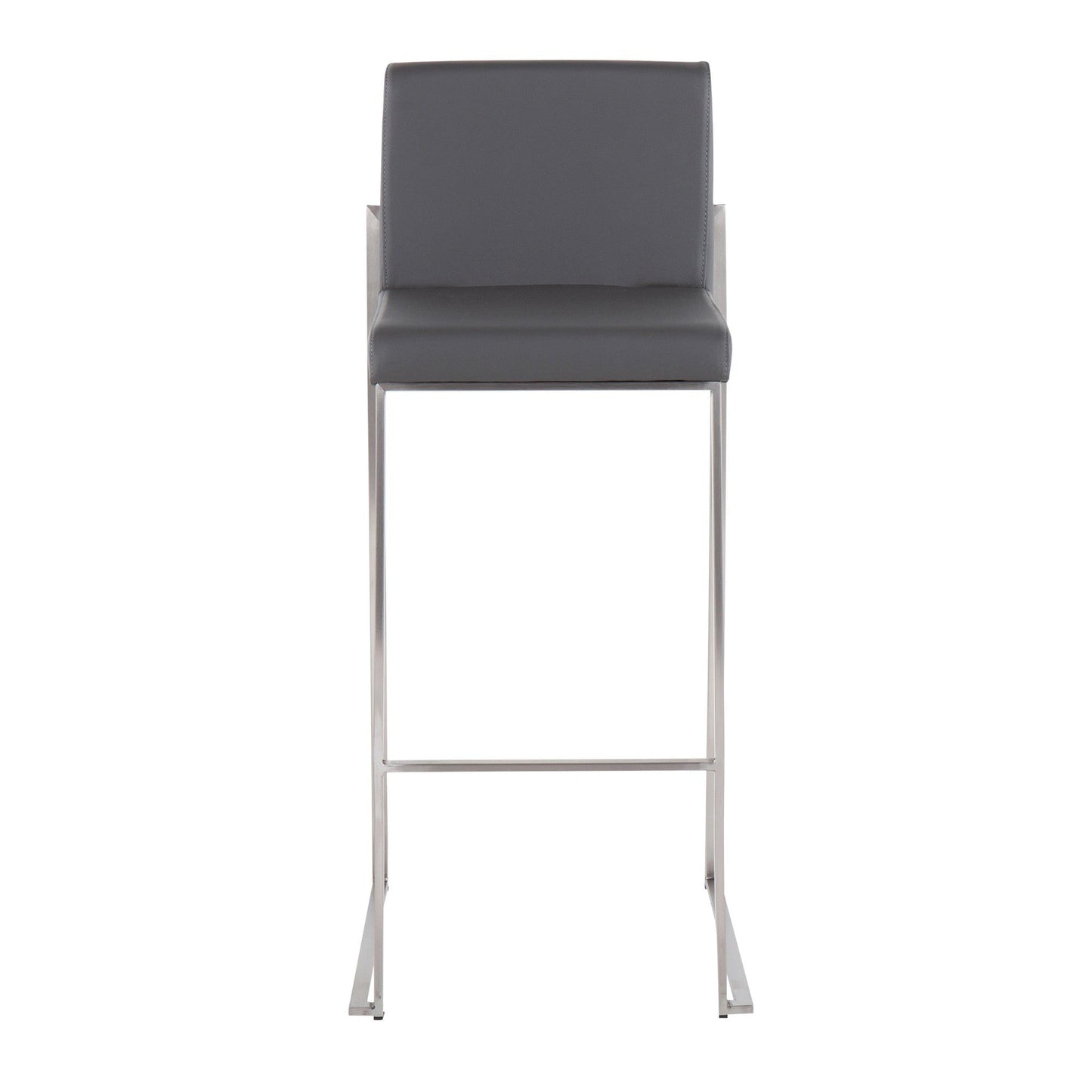 Majestic Office Furniture High Back 30" Fixed-Height Barstool - Set of 2