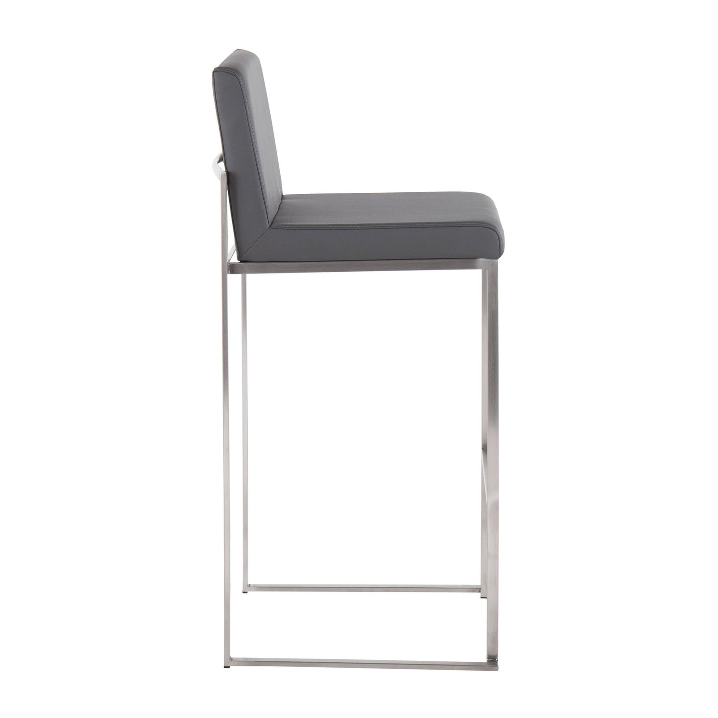 Majestic Office Furniture High Back 30" Fixed-Height Barstool - Set of 2