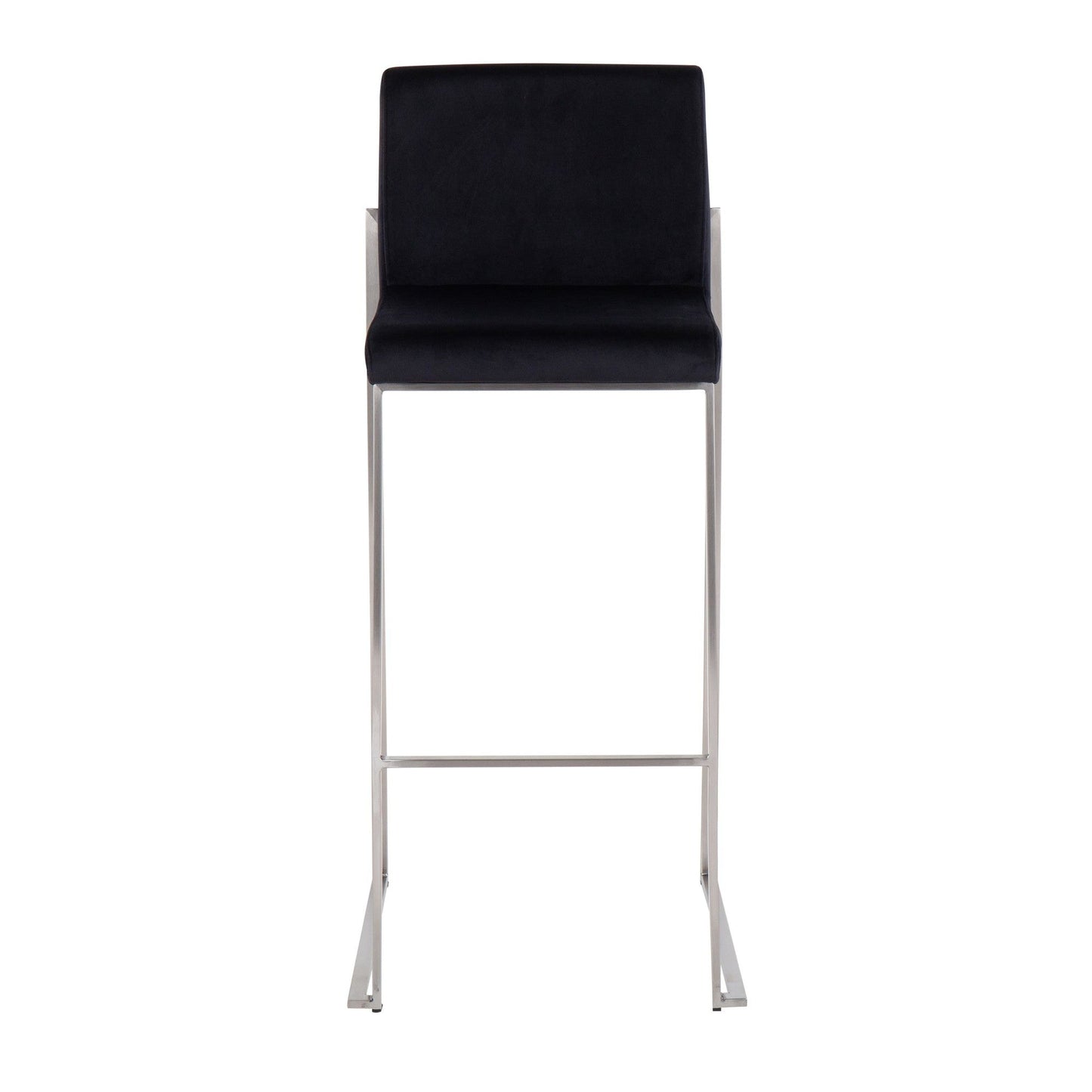 Majestic Office Furniture High Back 30" Fixed-Height Barstool - Set of 2