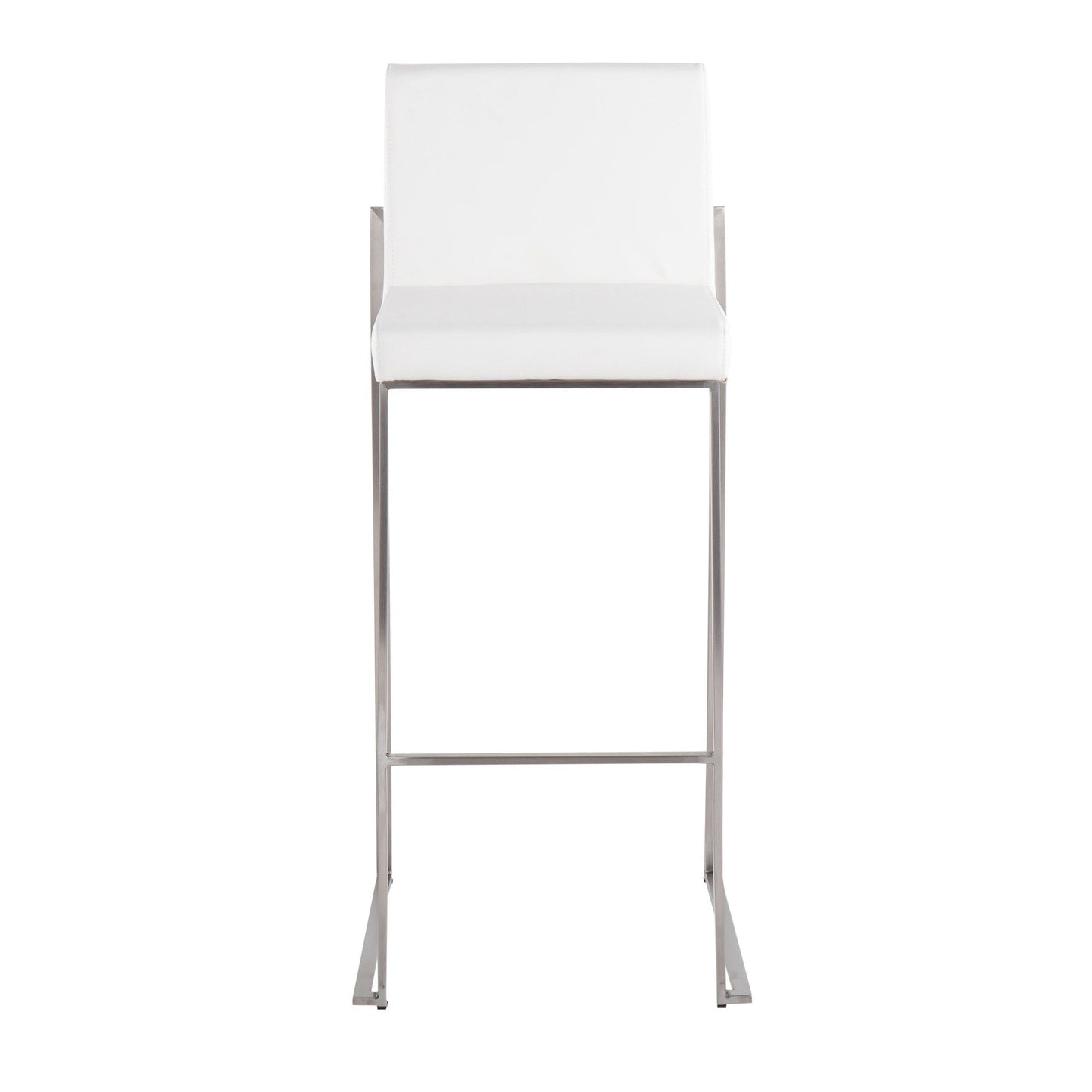 Majestic Office Furniture High Back 30" Fixed-Height Barstool - Set of 2