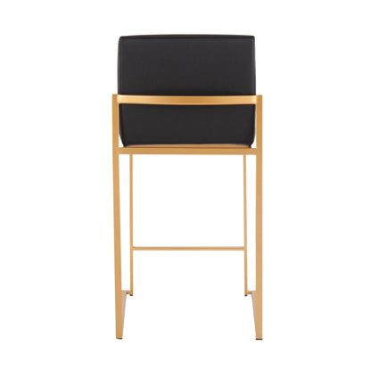Majestic Office Furniture High Back 26" Fixed-Height Counter Stool - Set of 2