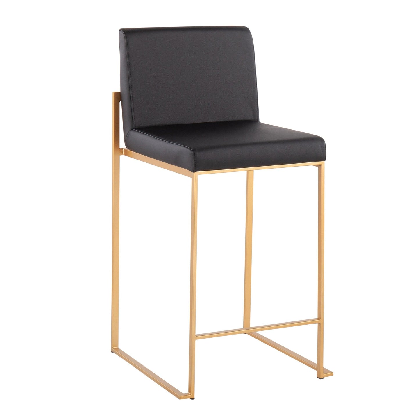 Majestic Office Furniture High Back 26" Fixed-Height Counter Stool - Set of 2