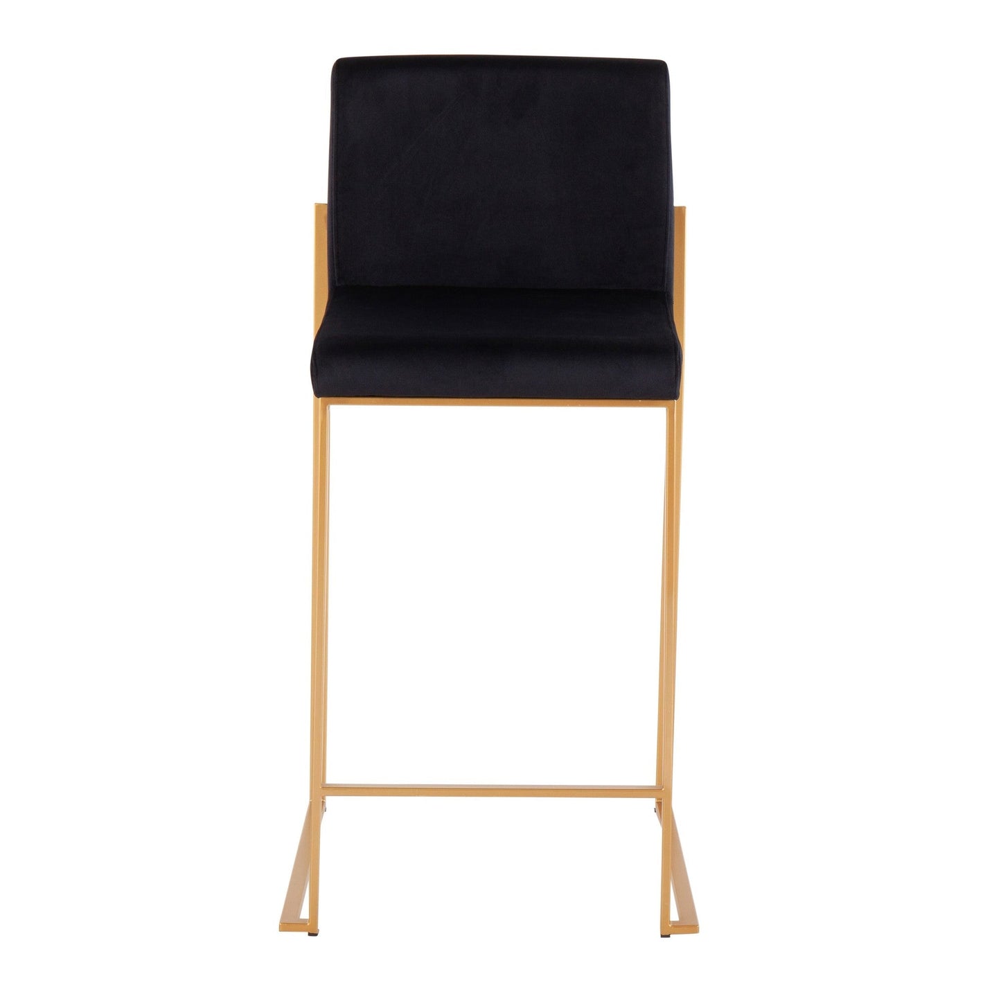 Majestic Office Furniture High Back 26" Fixed-Height Counter Stool - Set of 2