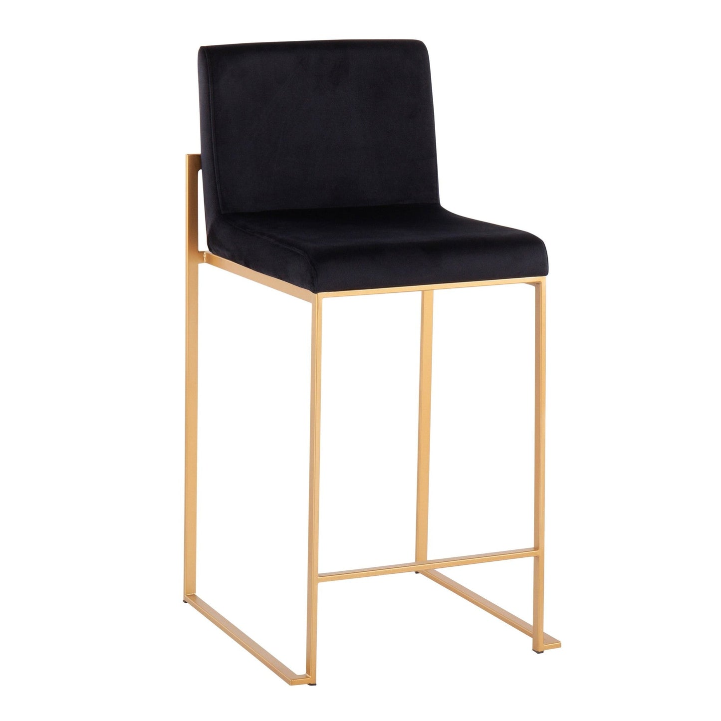 Majestic Office Furniture High Back 26" Fixed-Height Counter Stool - Set of 2