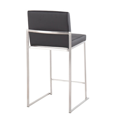 Majestic Office Furniture High Back 26" Fixed-Height Counter Stool - Set of 2
