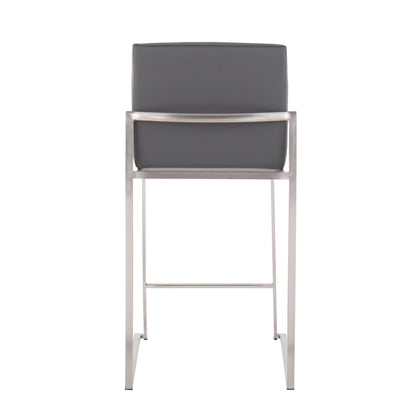 Majestic Office Furniture High Back 26" Fixed-Height Counter Stool - Set of 2