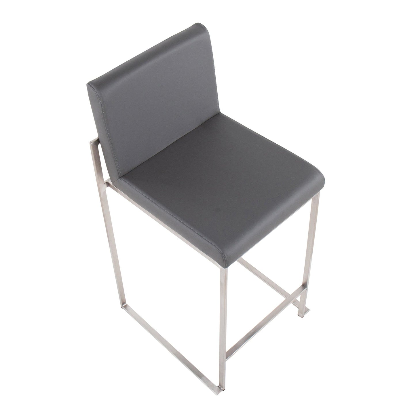 Majestic Office Furniture High Back 26" Fixed-Height Counter Stool - Set of 2