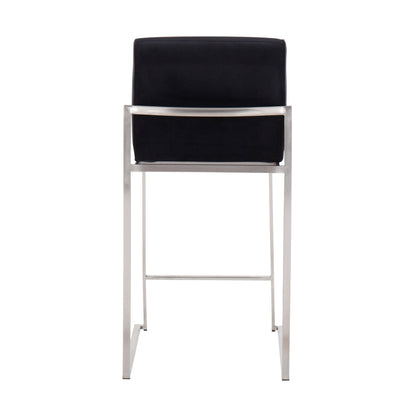 Majestic Office Furniture High Back 26" Fixed-Height Counter Stool - Set of 2