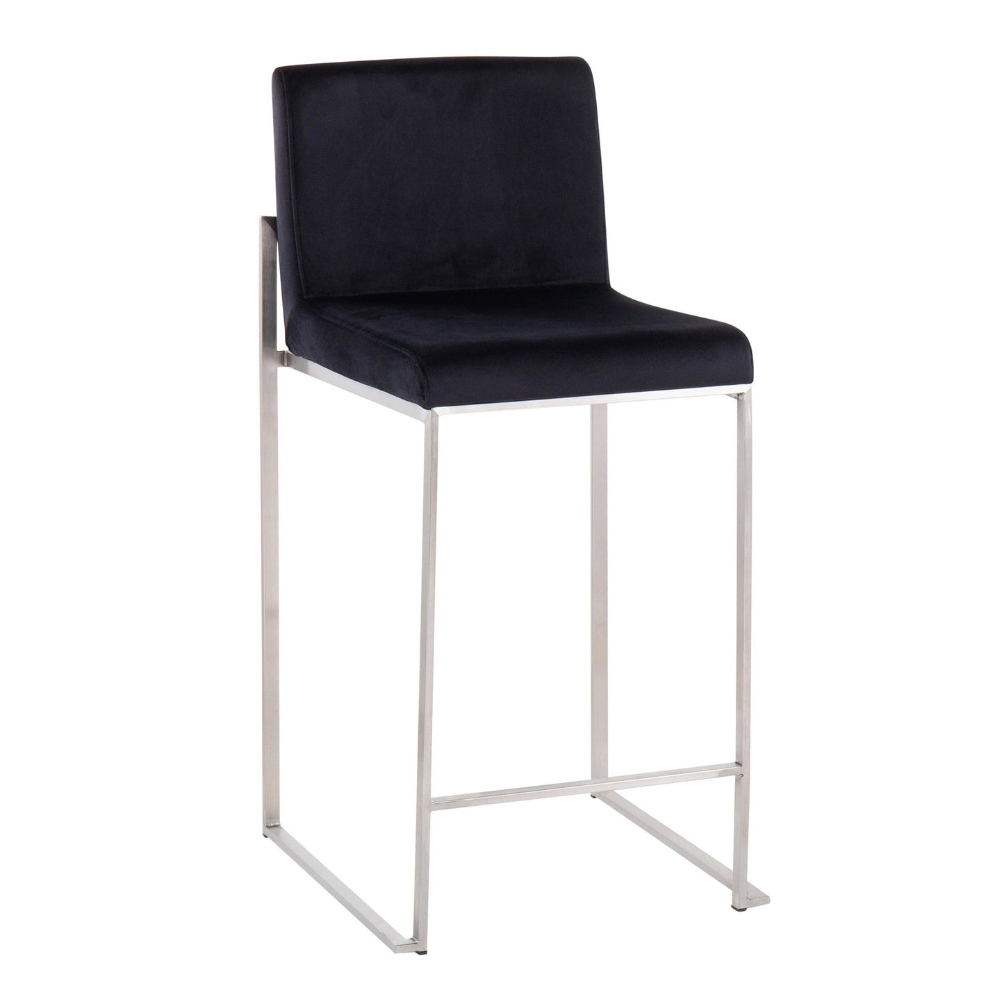 Majestic Office Furniture High Back 26" Fixed-Height Counter Stool - Set of 2