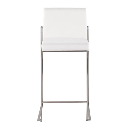 Majestic Office Furniture High Back 26" Fixed-Height Counter Stool - Set of 2