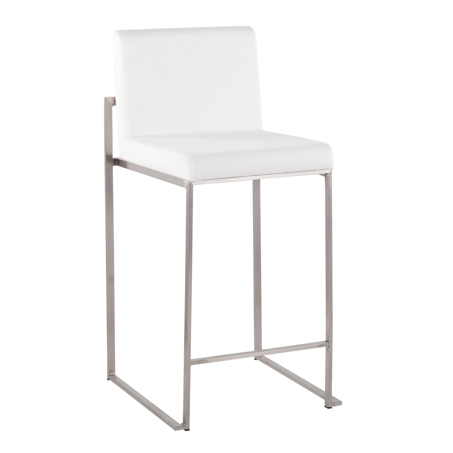 Majestic Office Furniture High Back 26" Fixed-Height Counter Stool - Set of 2