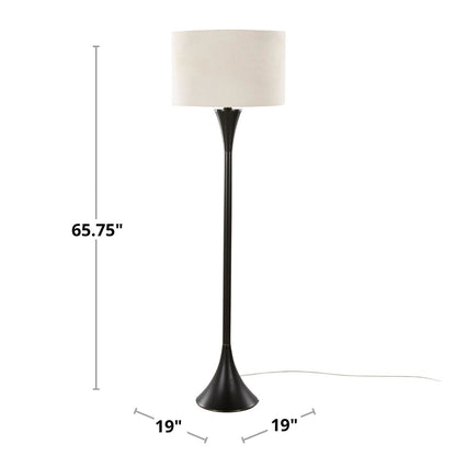 Majestic Office Furniture 65" Metal Floor Lamp